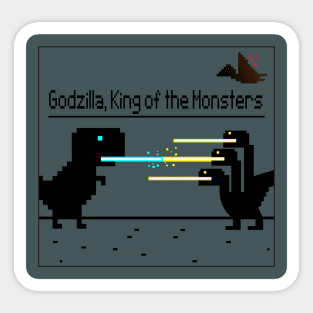 godzilla king of the monster Sticker